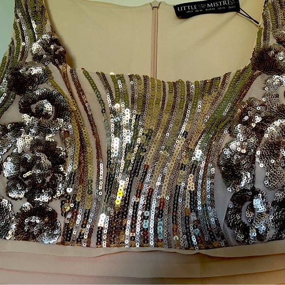 Little Mistress Dress Petite Size 10 NWT - Picture 3 of 5